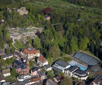 Luftansicht von Badenweiler