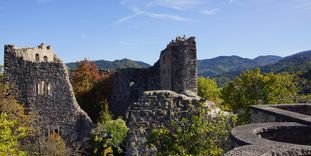 Ansicht der Burg Badenweiler