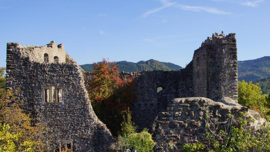 Ehemaliger Wohntrakt der Burg Badenweiler