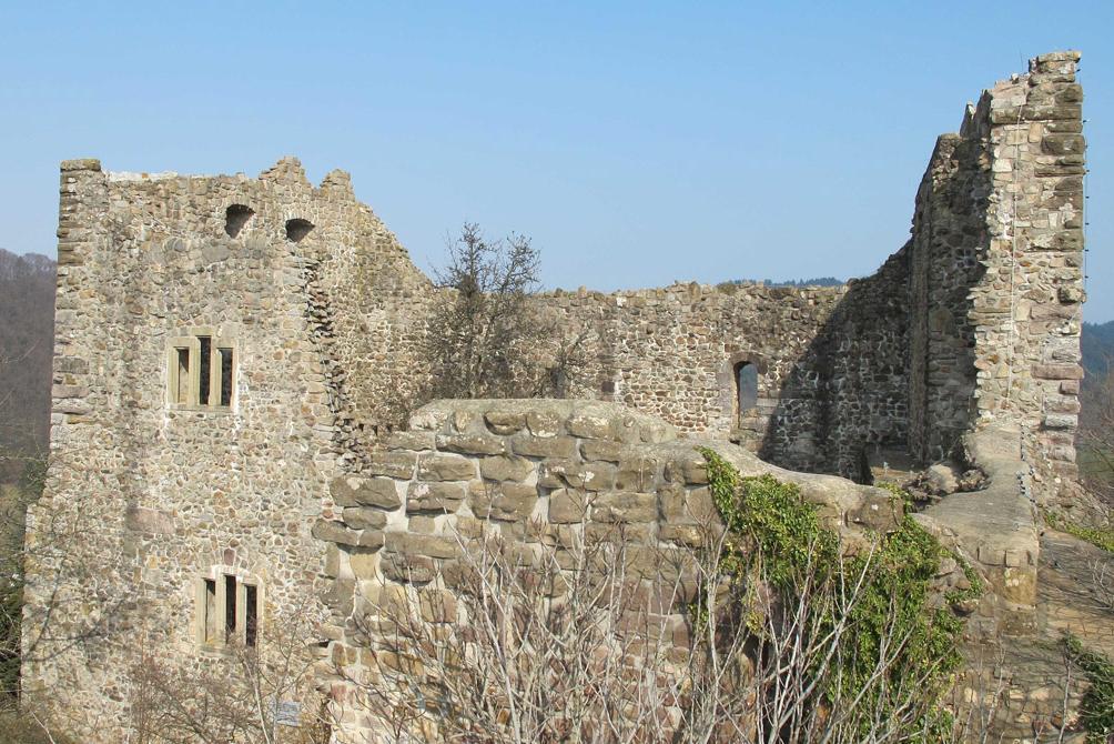 Ansicht der Burg Badenweiler