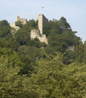 Ansicht der Burg Badenweiler